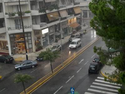 Προβλήματα από την καταιγίδα σε Καλαμάτα, Ασπρόχωμα και Μεσσήνη (βίντεο)