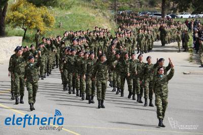 2025 Β&#039; ΕΣΣΟ: 413 νεοσύλλεκτοι ορκίστηκαν στο Στρατόπεδο Καλαμάτας (βίντεο-φωτογραφίες)