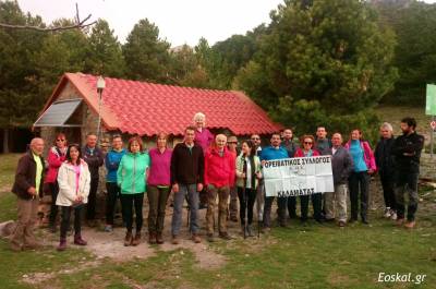 Εργασίες συντήρησης στο δάσος της Βασιλικής από τον Ορειβατικό