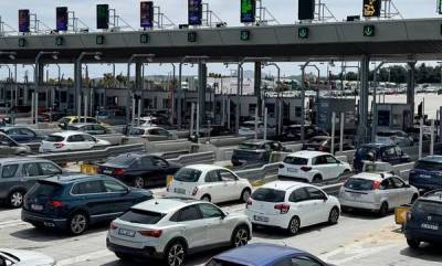 Ιδιαίτερα αυξημένη η κίνηση στην Αθηνών-Κορίνθου