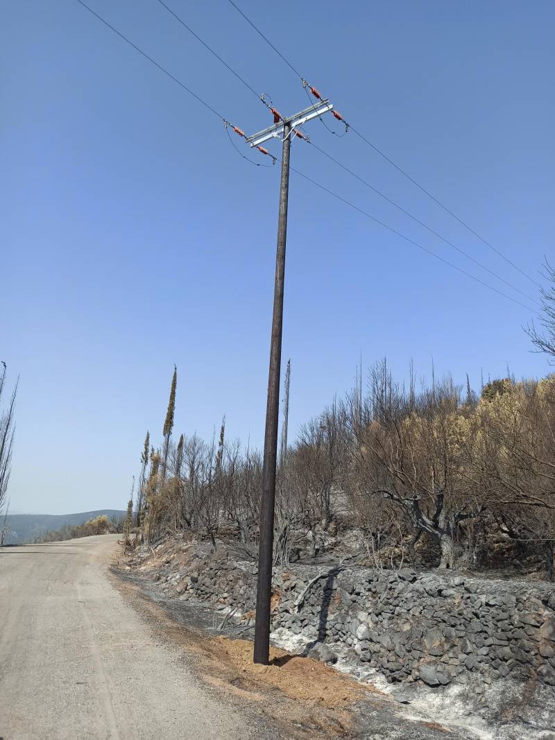 Αποκαταστάθηκαν οι ζημιές στο ηλεκτρικό δίκτυο της Μεσσηνίας