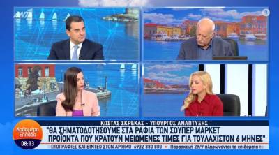 Σκρέκας: Απαιτούμε από την Επιτροπή Ανταγωνισμού να κάνει ελέγχους και να επιβάλλει πρόστιμα (Βίντεο)