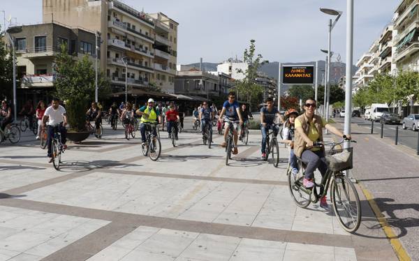 Ποδηλατοβόλτα στην Καλαμάτα (φωτογραφίες)