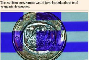 Financial Times: Το &quot;όχι&quot; και το κόστος Grexit τρομάζει την ευρωζώνη