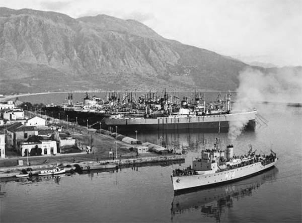 Το λιμάνι της Καλαμάτας τη δεκαετία του 1950