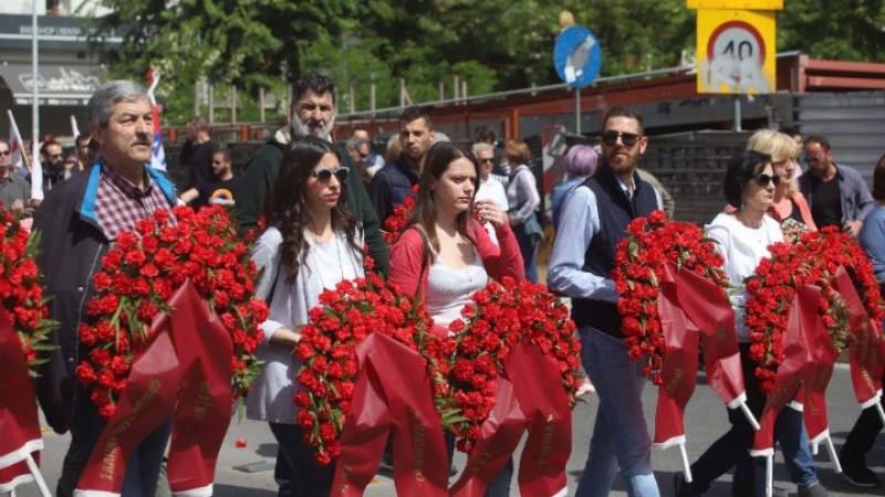 Θεσσαλονίκη: Με συγκεντρώσεις και πορείες τιμήθηκε η Εργατική Πρωτομαγιά