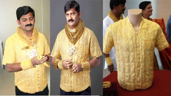 Ινδός ξόδεψε 23.000 δολάρια για... χρυσό πουκάμισο