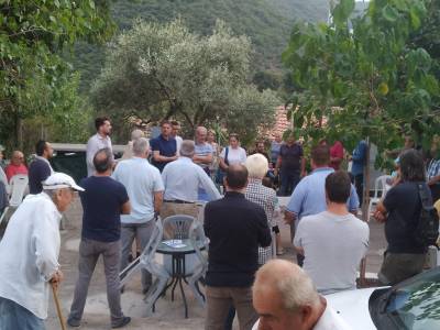 Συναντήσεις Αθανασόπουλου σε χωριά της Μεσσήνης