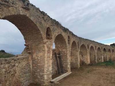 Εργασίες για την ανάδειξη του μεσαιωνικού υδραγωγείου της Πύλου