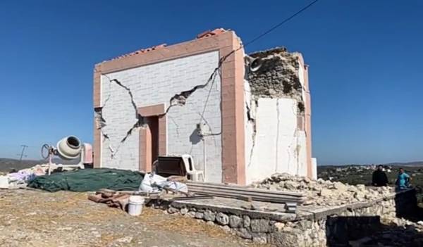 Σεισμός Κρήτη: Ενας νεκρός και εννέα τραυματίες (βίντεο)