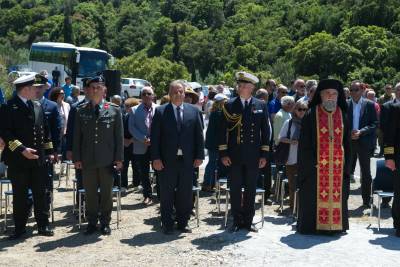 Τελετή τιμής και μνήμης για τον Γάλλο πιλότο Ραφαήλ Τσαπαλέν