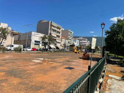 Καλαμάτα: Εργασίες αναβάθμισης της κεντρικής παιδικής χαράς στη Νέδοντος