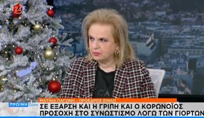 Παγώνη για όσους πέρασαν ελαφρά τον κορονοϊό: «Δεν σημαίνει ότι θα συμβεί το ίδιο τη δεύτερη φορά» (Βίντεο)