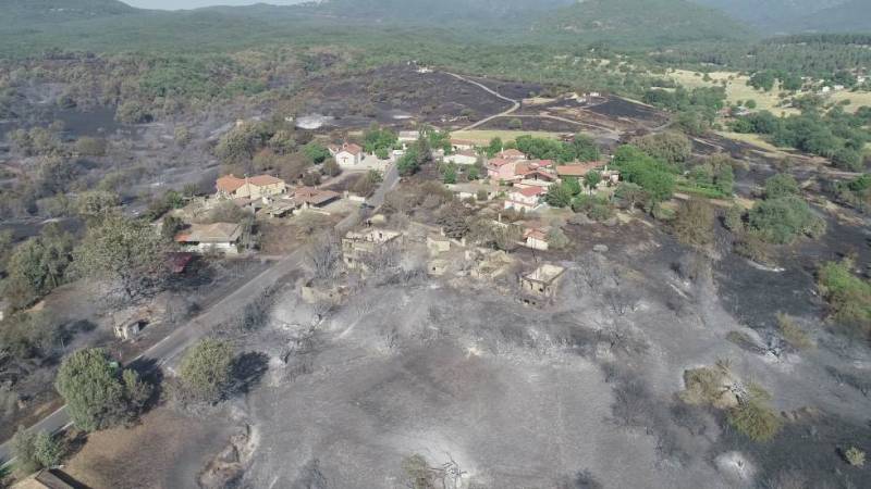 Διαμαρτυρία για διακοπή υδροδότησης στο χωριό Χωρέμη μετά τη μεγάλη πυρκαγιά