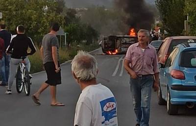 Σοβαρά επεισόδια με Ρομά στη ΕΟ Σπάρτης - Γυθείου