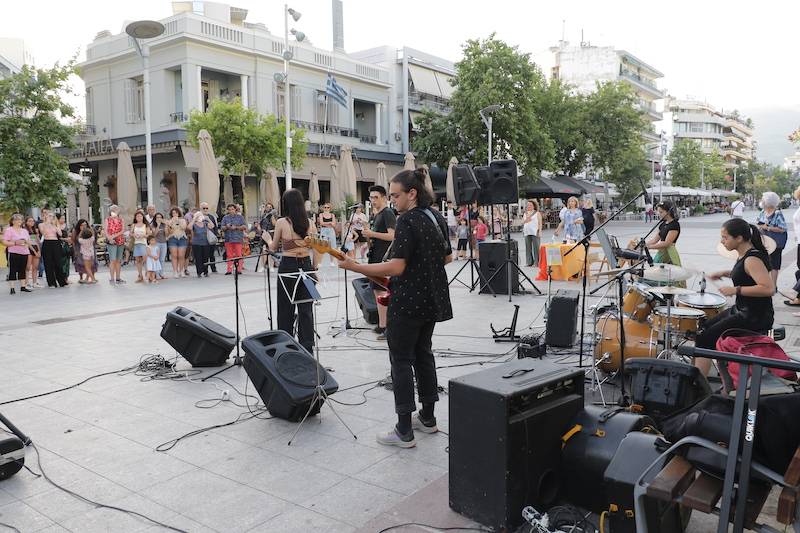 Μουσική εκδήλωση κατά των ναρκωτικών στην πλατεία Καλαμάτας