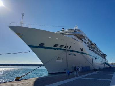 Το κρουαζιερόπλοιο “Amadea” με 469 επιβάτες στην Καλαμάτα