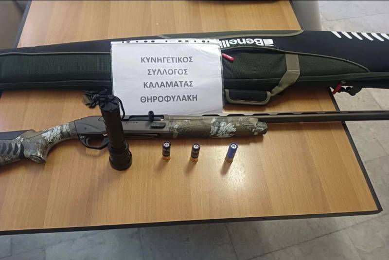 Δύο συλλήψεις για νυχτερινό κυνήγι στον Αγιο Νίκωνα Μάνης