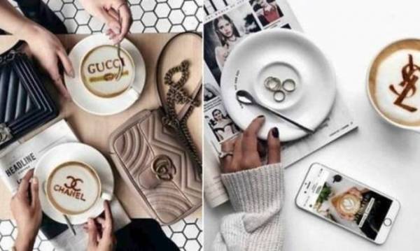 Τελευταία τρέλα στο Instagram: Latte με λογότυπα σχεδιαστών