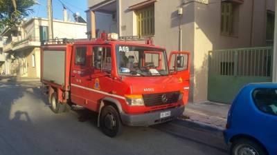 Καλαμάτα: Κινητοποίηση για πυρκαγιά σε ισόγειο της οδού Καλλιπατείρας