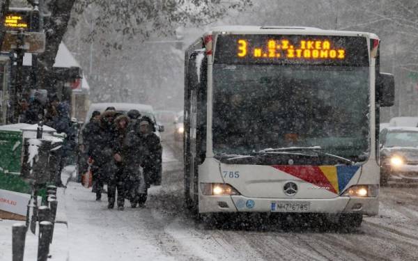 Θεσσαλονίκη: Χιονόπτωση αναμένεται από αργά το απόγευμα μέχρι αύριο το πρωί