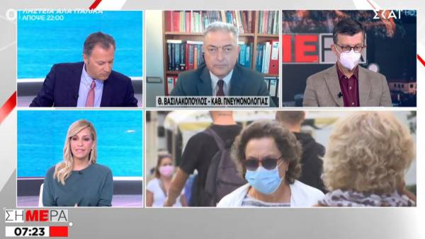 Βασιλακόπουλος: Μονόδρομος ο εμβολιασμός - Μην ακούτε τους τρελαμένους, ψεκασμένους αντιεμβολιαστές (Βίντεο)