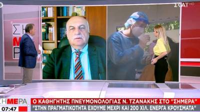 Τζανάκης: Μέχρι και 200.000 τα ενεργά κρούσματα στην πραγματικότητα - Μείωση μετά τις 20 Απριλίου (Βίντεο)