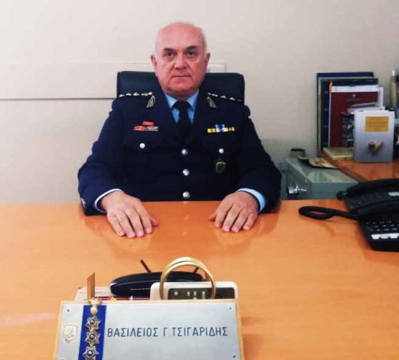 Παραμένει Διευθυντής Αστυνομίας Λακωνίας ο Βασίλης Τσιγαρίδης
