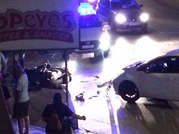 Καλαμάτα: Δύο τραυματίες σε τροχαίο στην οδό Κρήτης
