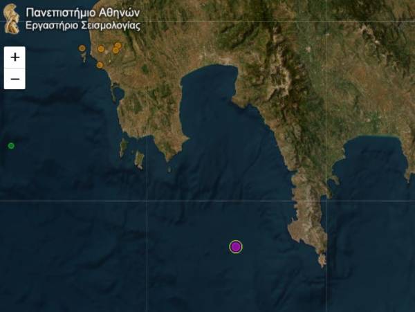 Σεισμός 4,3 Ρίχτερ στα ανοιχτά της Μεσσηνίας
