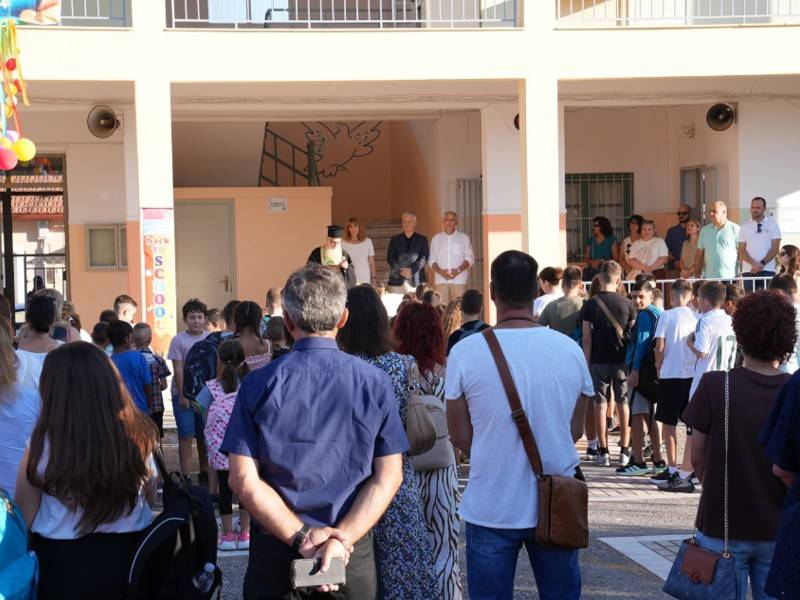 Ο περιφερειάρχης Πελοποννήσου Δημήτρης Πτωχός σε σχολεία της Μεσσηνίας