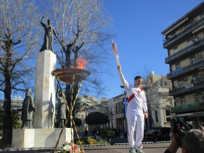 Η Καλαμάτα αποχαιρέτησε την Ολυμπιακή Φλόγα (Βίντεο+φωτογραφίες)