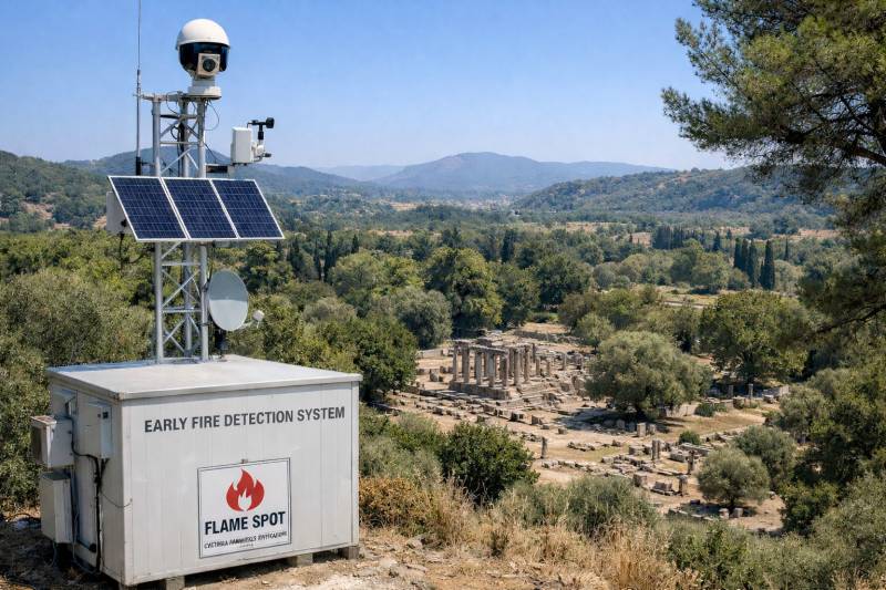 Σταθμός εντοπισμού φωτιάς στην Περιστεριά