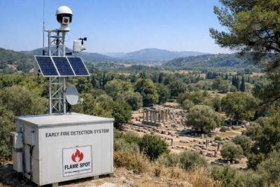 Σταθμός εντοπισμού φωτιάς στην Περιστεριά