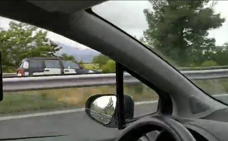 Ηλικιωμένος οδηγούσε στο αντίθετο ρεύμα της ΕΟ Τρίπολης - Κορίνθου (Βίντεο)