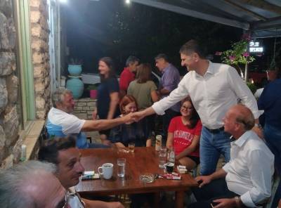 Νέες συναντήσεις Αθανασόπουλου σε χωριά της Μεσσήνης