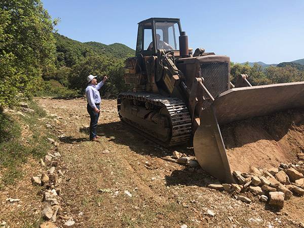 Προστατευτικά στηθαία σε δρόμους της Μεσσηνίας