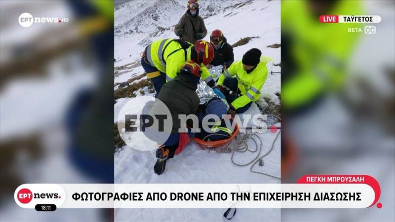 Ταΰγετος: Χωρίς ελικόπτερο η διάσωση των ορειβατών – Τέσσερις οι τραυματίες (βίντεο)