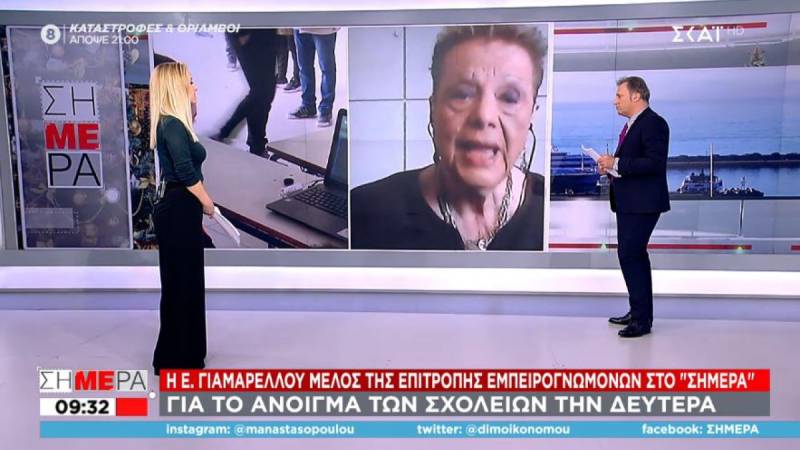 Γιαμαρέλλου: Πιθανό να πάμε και σε πάνω από 50.000 κρούσματα