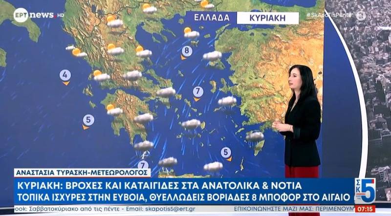 Ισχυρές βροχές και καταιγίδες σε αρκετές περιοχές της Ελλάδας (Βίντεο)