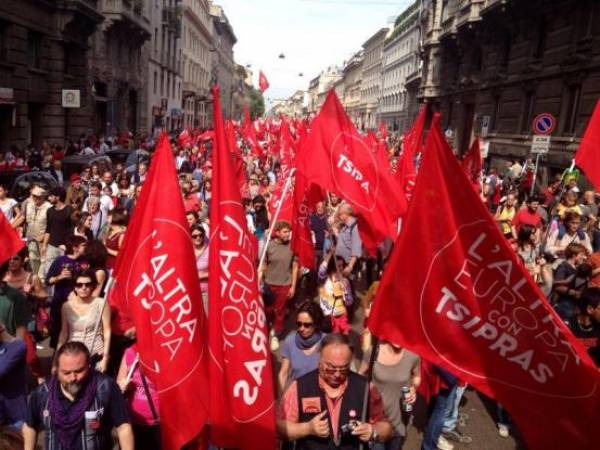 Αλληλεγγύη από την Ιταλική Αριστερα - Πιθανό συμβολικό δημοψήφισμα στις 5 Ιουλίου