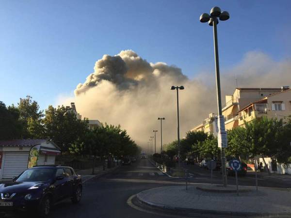 Μεγάλη φωτιά στο Πανεπιστήμιο Κρήτης (Βίντεο)