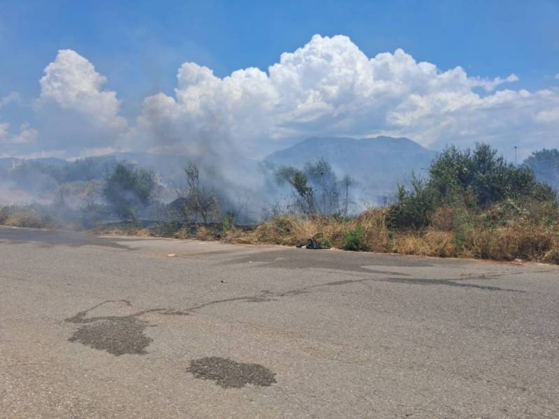 Τέσσερα στρέμματα έκαψε φωτιά στην Αγία Τριάδα