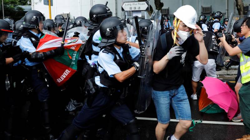 Επεισόδια στο Χονγκ Κονγκ - Η αστυνομία διέλυσε διαδήλωση