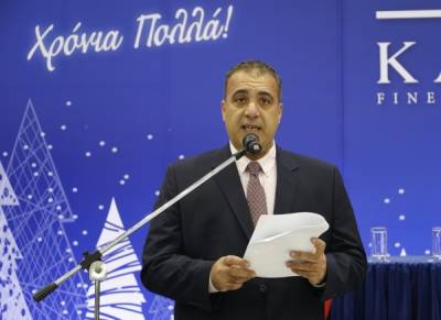 Η ομιλία του προέδρου του Σωματείου Εργαζομένων Καρέλια Δημήτρη Λαγωνικάκου