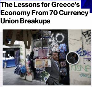 Bloomberg: Μύθοι και αλήθειες για το Grexit
