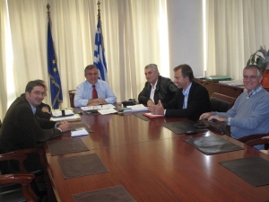  Με τη διοικούσε επιτροπή του Γεωτεχνικού Επιμελητηρίου συναντήθηκε ο Τ. Αποστολόπουλος