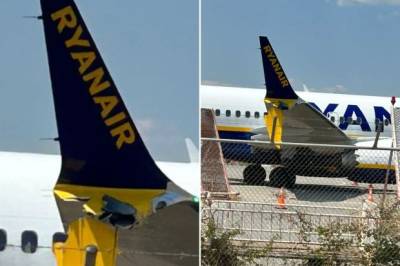 Αναστάτωση στο Αεροδρόμιο Καλαμάτας από την πρόσκρουση φτερού αεροσκάφους σε ανεμοφράχτη