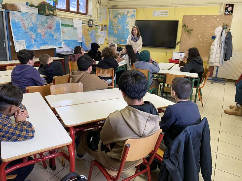 Δράση φιλαναγνωσίας από το Κέντρο Κοινότητας στο Δημοτικό Σχολείο Σπερχογείας