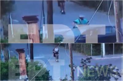Καλαμάτα - Βίντεο: Η στιγμή της σύγκρουσης του αυτοκινήτου με το πατίνι στην Κρήτης